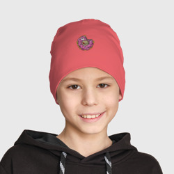 Детская шапка демисезонная Гомер Симпсон - пончик - фото 2