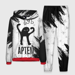 Мужской костюм с толстовкой 3D Кот ъуъ Артем