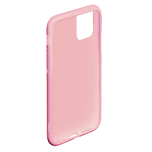 Чехол для iPhone 11 Pro Max матовый с принтом Фиолетовые неоновые геометрические плиты, фото #4