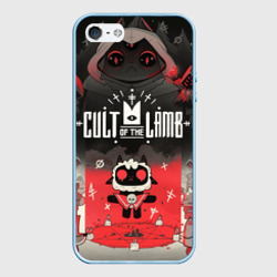 Чехол для iPhone 5/5S матовый Cult of the lamb ритуал