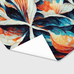 Бумага для упаковки 3D Красочные листья - абстракция - фото 2