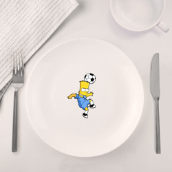 Набор: тарелка + кружка Барт Симпсон - игра головой - фото 2