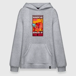 Худи SuperOversize хлопок Pochita beware of the dog