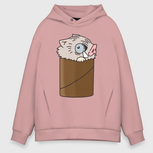 Мужское худи Oversize хлопок Иноске застрял