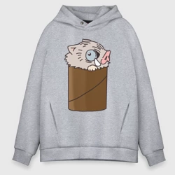 Мужское худи Oversize хлопок Иноске застрял