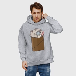 Мужское худи Oversize хлопок Иноске застрял - фото 2