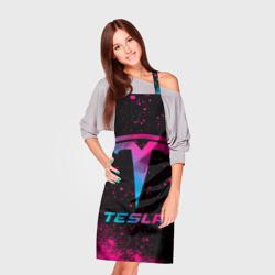 Фартук 3D Tesla - neon gradient - фото 2