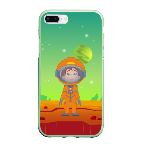 Чехол для iPhone 7Plus/8 Plus матовый Девочка на Марсе