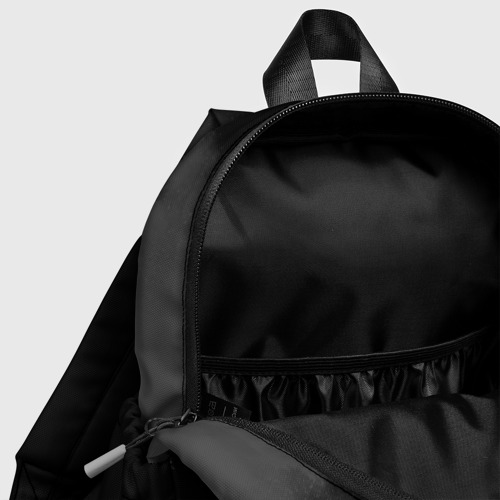 Детский рюкзак 3D с принтом Dark Souls glitch на темном фоне: символ и надпись вертикально, фото #4
