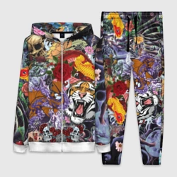 Женский костюм 3D Рисунок в стиле tatoo