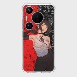 Чехол для Huawei Pura 70 Pro Резе - человек бензопила