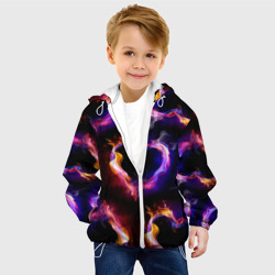 Детская куртка 3D Пламенное сердце - паттерн - фото 2
