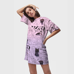 Платье-футболка 3D Ночная фурия Беззубик - Как приручить дракона - фото 2
