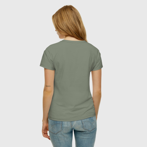 Женская футболка хлопок РЛ: Радиатор здох, цвет авокадо - фото 4