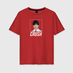 Женская футболка хлопок Oversize ЯОНТ: Сэм Crush
