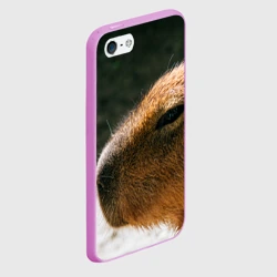 Чехол для iPhone 5/5S матовый Невероятная капибара-модель - фото 2