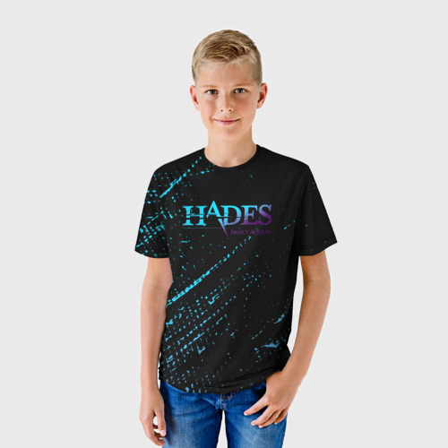 Детская футболка 3D Hades - neon, цвет 3D печать - фото 3