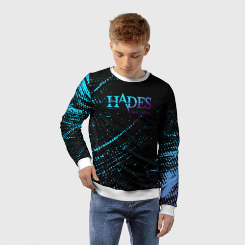 Детский свитшот 3D Hades - neon, цвет 3D печать - фото 3