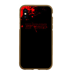 Чехол для iPhone XS Max матовый Hades - краска