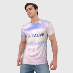 Мужская футболка 3D Date A Live sky clouds - фото 2