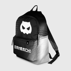 Рюкзак 3D DanMachi Japan на темном: символ сверху надпись снизу