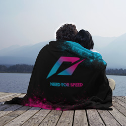 Плед 3D Need for Speed - neon gradient - фото 2