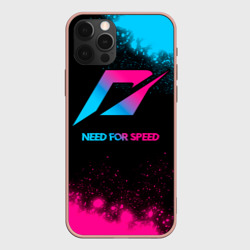 Чехол для iPhone 12 Pro Max Need for Speed - neon gradient