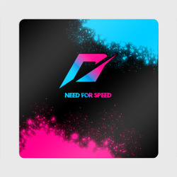 Магнит виниловый Квадрат Need for Speed - neon gradient