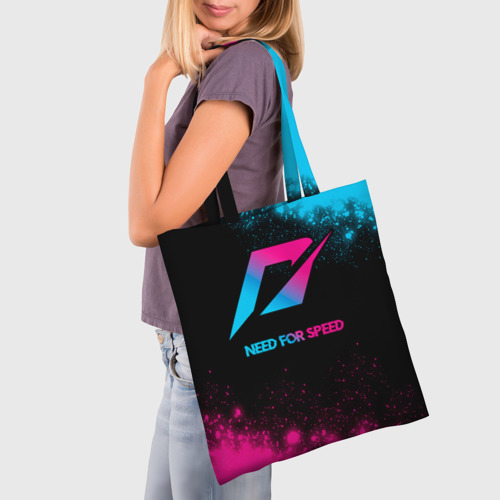 Шоппер 3D Need for Speed - neon gradient - фото 3