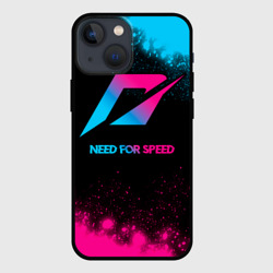 Чехол для iPhone 13 mini Need for Speed - neon gradient