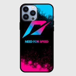 Чехол для iPhone 13 Pro Max Need for Speed - neon gradient