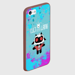 Чехол для iPhone 5/5S матовый Овечка арт - Cult of the lamb - фото 2