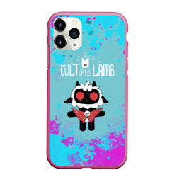 Чехол для iPhone 11 Pro Max матовый Овечка арт - Cult of the lamb