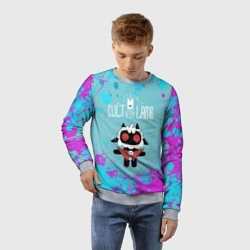 Детский свитшот 3D Овечка арт - Cult of the lamb - фото 2