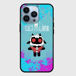 Чехол для iPhone 13 Pro Овечка арт - Cult of the lamb