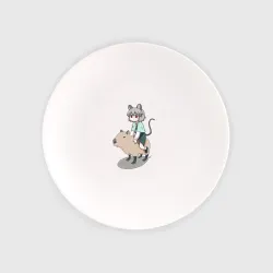 Тарелка Nazrin - Touhou riding a capybara