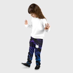 Детские брюки 3D stray - молнии - неон - фото 2