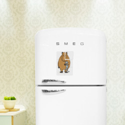 Магнитный плакат 2Х3 Капибара держит котёнка - друзья - фото 2