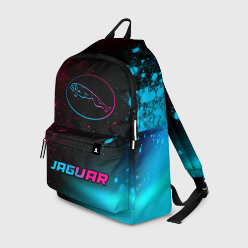 Рюкзак 3D Jaguar - neon gradient: символ, надпись