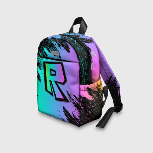 Детский рюкзак 3D Roblox neon logo - фото 5