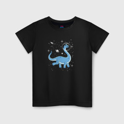 Динозавр брахиозавр – Детская футболка хлопок с принтом купить со скидкой в -20%