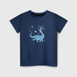 Детская футболка хлопок Динозавр брахиозавр