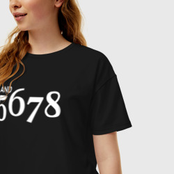 Женская футболка хлопок Oversize И 5 6 7 8 счет в танцах - фото 2