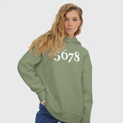 Женское худи Oversize хлопок И 5 6 7 8 счет в танцах - фото 2
