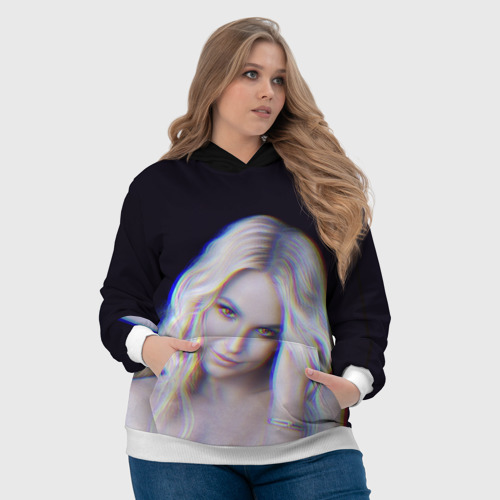 Женская толстовка 3D Britney Spears Glitch, цвет 3D печать - фото 6