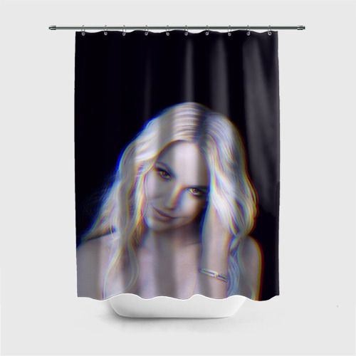 Штора 3D для ванной Britney Spears Glitch