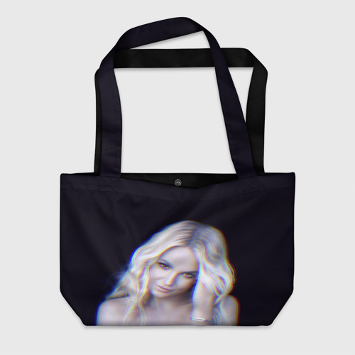 Пляжная сумка 3D Britney Spears Glitch