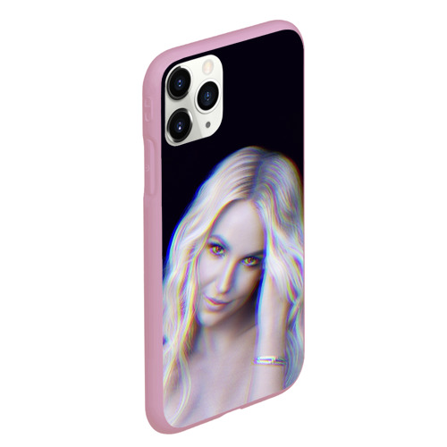 Чехол для iPhone 11 Pro Max матовый Britney Spears Glitch, цвет розовый - фото 3