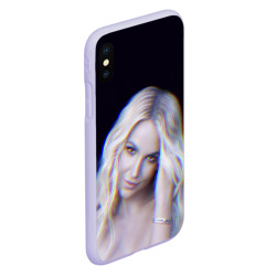 Чехол для iPhone XS Max матовый Britney Spears Glitch - фото 2