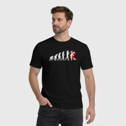 Мужская футболка хлопок Эволюция в танцы - фото 2